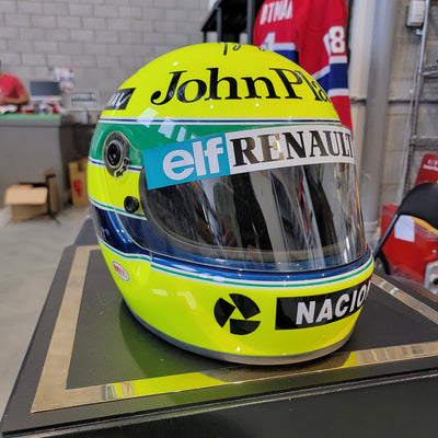 Ultra Rare Ayrton Senna Signed Helmets Lotus🏎🇧🇷🏆🏁