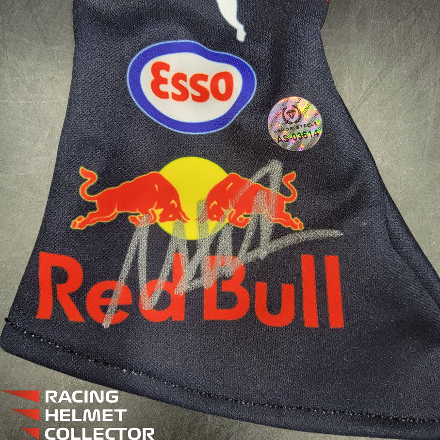 max verstappen handschuhe Max Verstappen Signed Glove Right Single DARK BLUE Tribute AS-03614 – Racing Helmet Collector