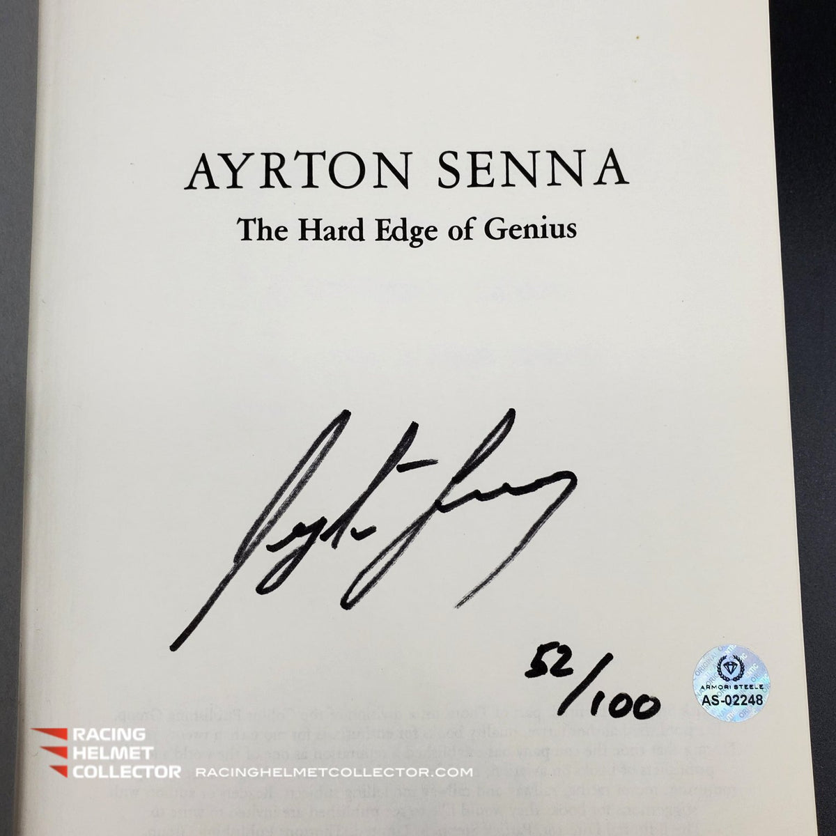 品質一番の Ayrton_Senna_Signed_Book_The_H その他