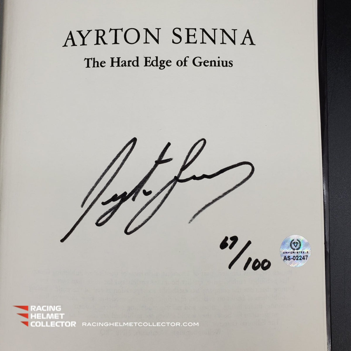 【現品限り一斉値下げ！】 Ayrton_Senna_Signed_Book_The_H コレクション