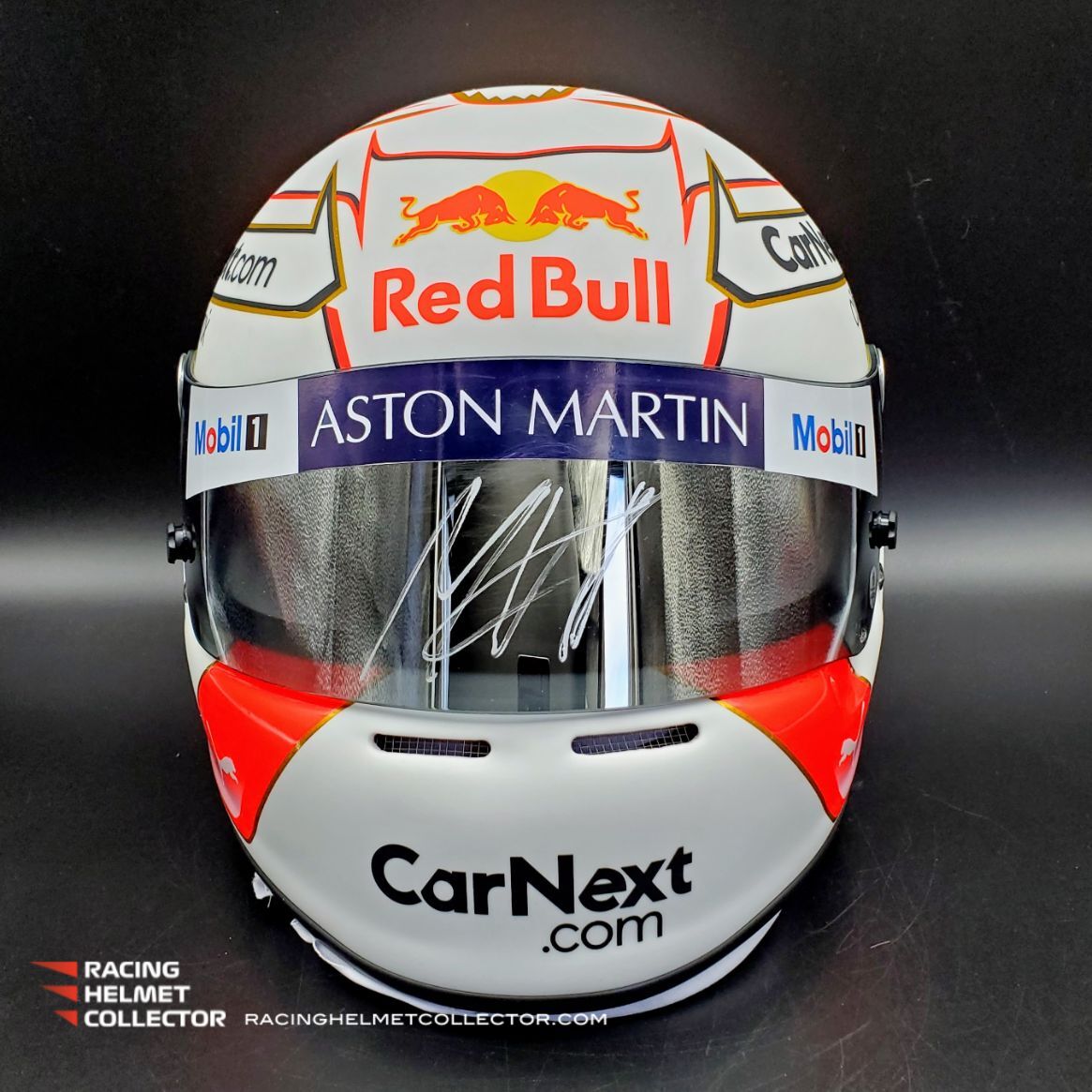 Max Verstappen Signed Helmet Visor 2021 Championship Year