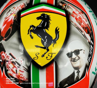 New: Charles Leclerc Signed Helmet Ferrari GP1000 Anniversary! Celebrating Ferrari's 1000th Grand Prix
