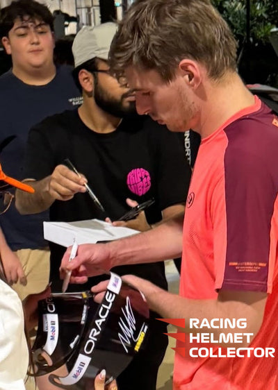 Breaking: MAX VERSTAPPEN Signed Autographed Helmets!
