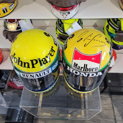 AYRTON SENNA: Three Unparalleled SENNA Collectibles  Signed by the Legend Himself