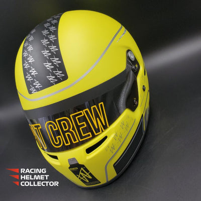 Custom Made F1 Helmet for Jake Paul's new brand W!