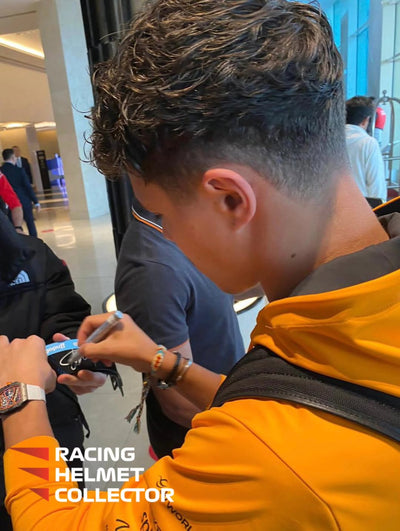 Lando Norris Signed Helmets - Mexico GP Winner!