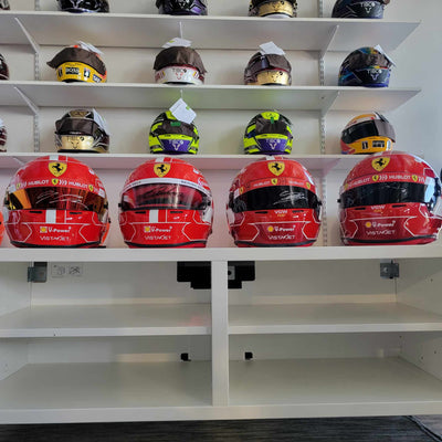 NEW: Charles Leclerc Signed Helmets 2023 & 2024!