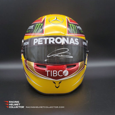 Very Rare: Lewis Hamilton Signed Race Issued Helmet Visor 2017 Mercedes Championship Year