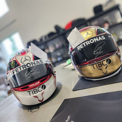Lewis Hamilton Signed Helmets Sold! To New York, New York ✈️