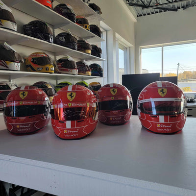 New Charles Leclerc Signed Helmets 2023 & 2024 Have Arrived