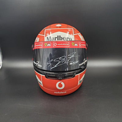 New: MICHAEL SCHUMACHER  2005 Signed and Inscribed Helmet - Ferrari Scuderia