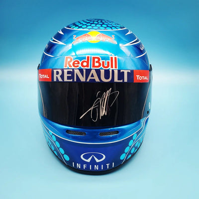 Sebastian Vettel Signed Helmet Visor 2013 Display Tribute