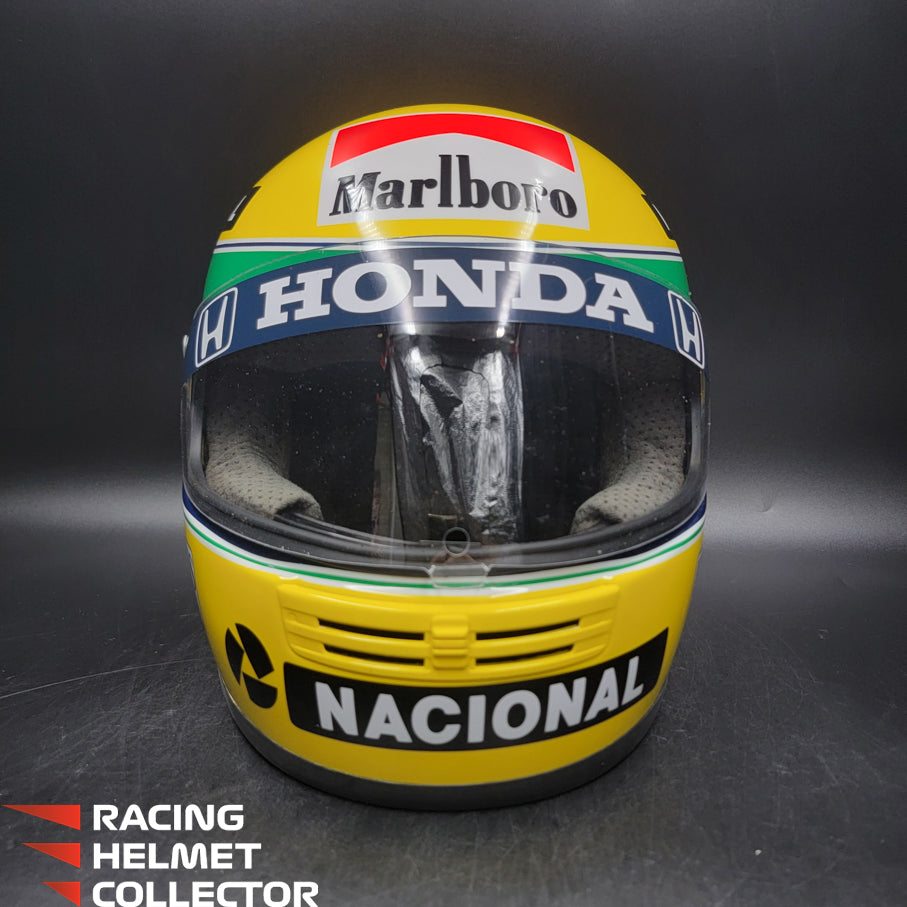 helmet shoei honda original Ayrton Senna Signed DIRECT Crown DARK BLUE Autograph 1990-1991 – Racing Helmet Collector 15 Daijiro Full Face JanSport Right Pack Digital Color:Hatchery Pellet 25% OFF