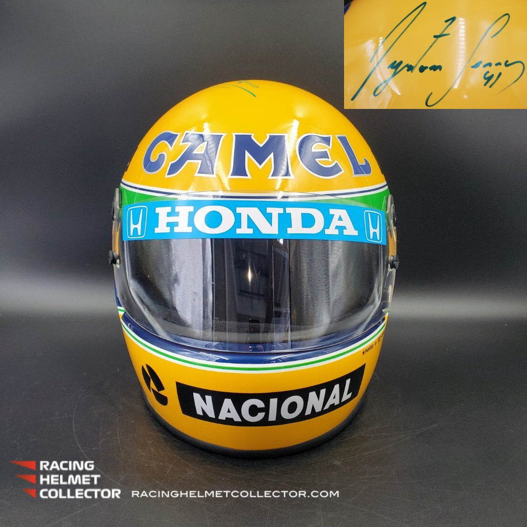 thumbnail image 2 of Ayrton Senna 1986 Camel Replica Embroidered Patches Suit – Cotton F1 Racing 2 of 3