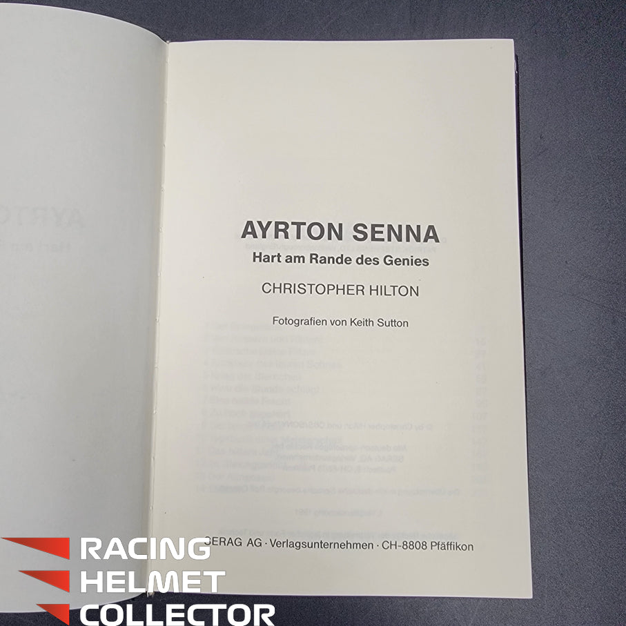 Ayrton Senna Signed German Book 