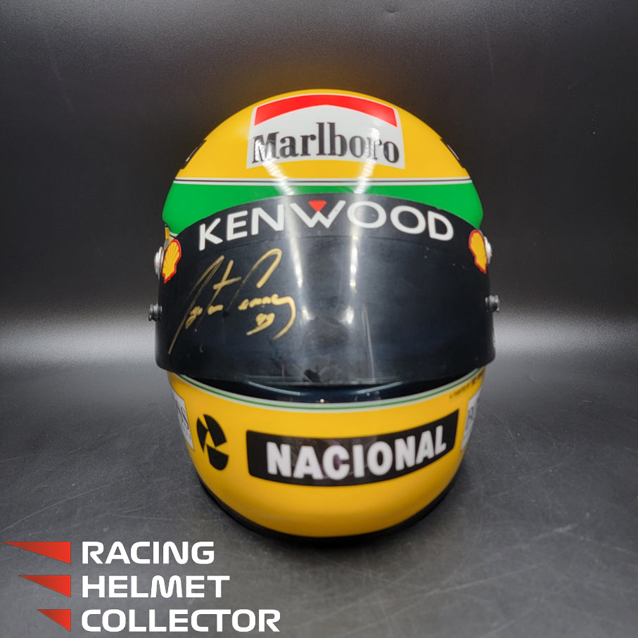 Ayrton Senna Signed Helmet 1993 Painted by SID-BRASIL