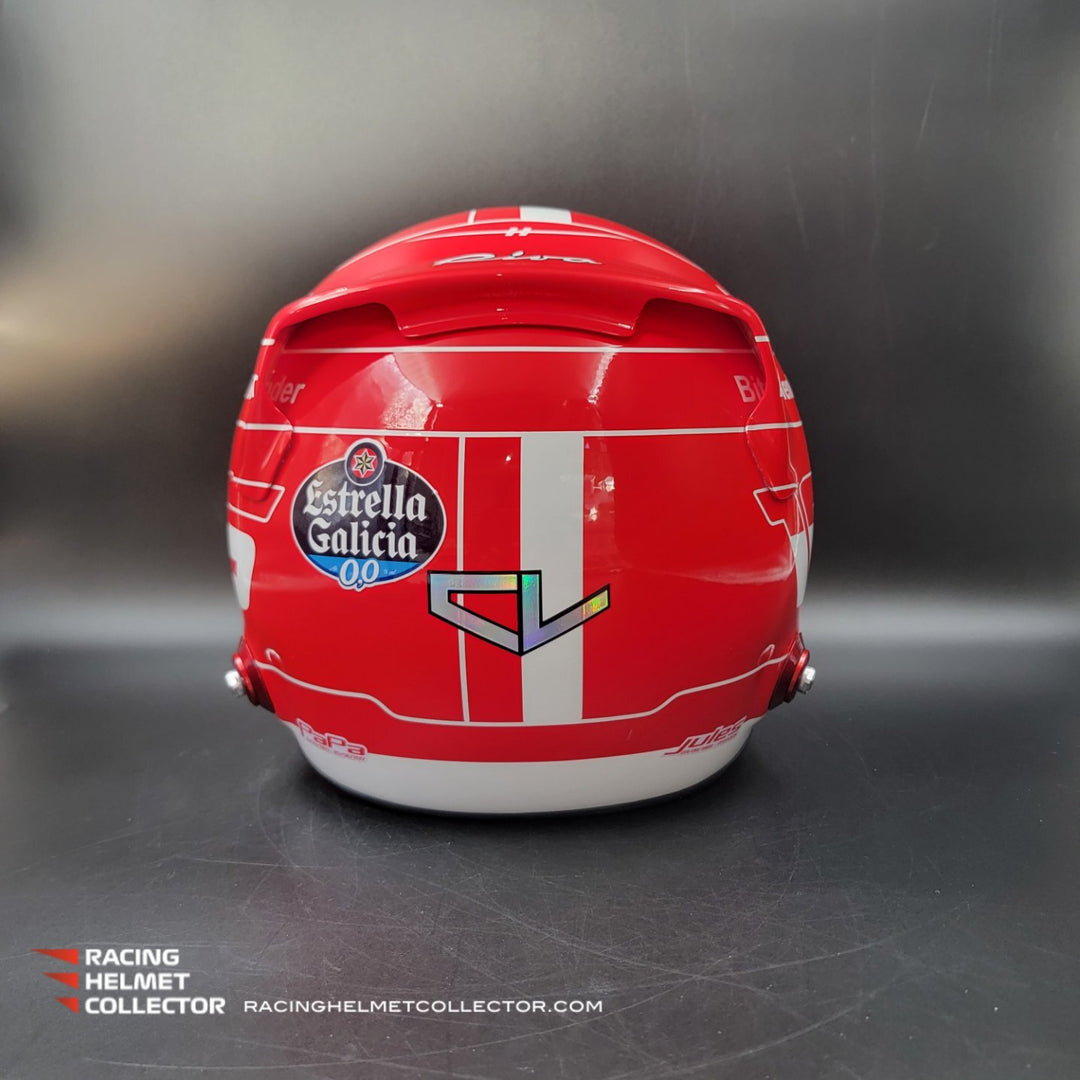 Charles Leclerc Signed Helmet Visor 2023 Display Tribute