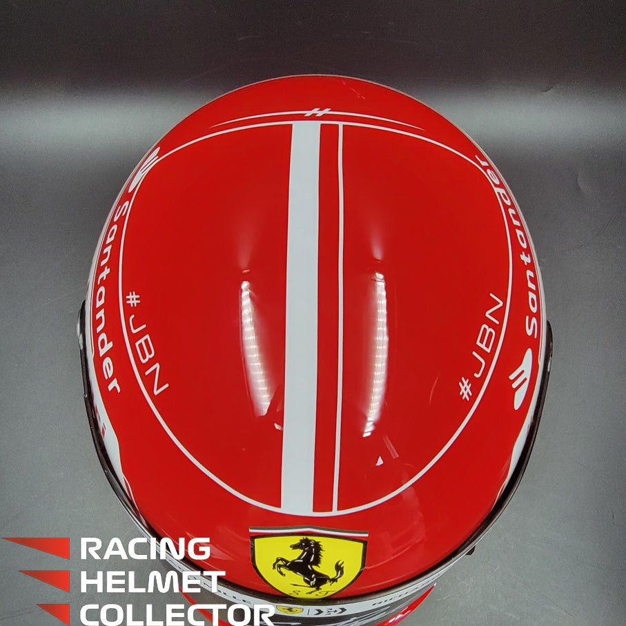 Charles Leclerc Signed Helmet Visor 2024 Display Tribute Autographed F – Racing Helmet Collector