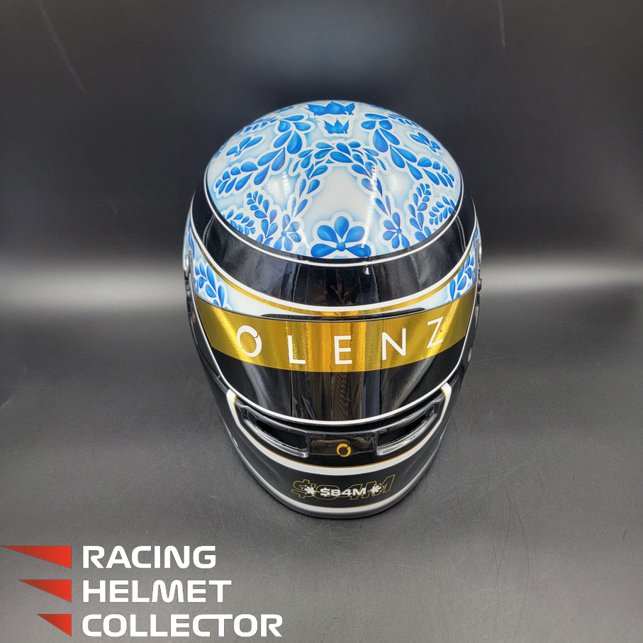 Custom Helmet For Racing Custom Painted F1 Helmet: O Lenz Therapy – Racing Helmet Collector ...