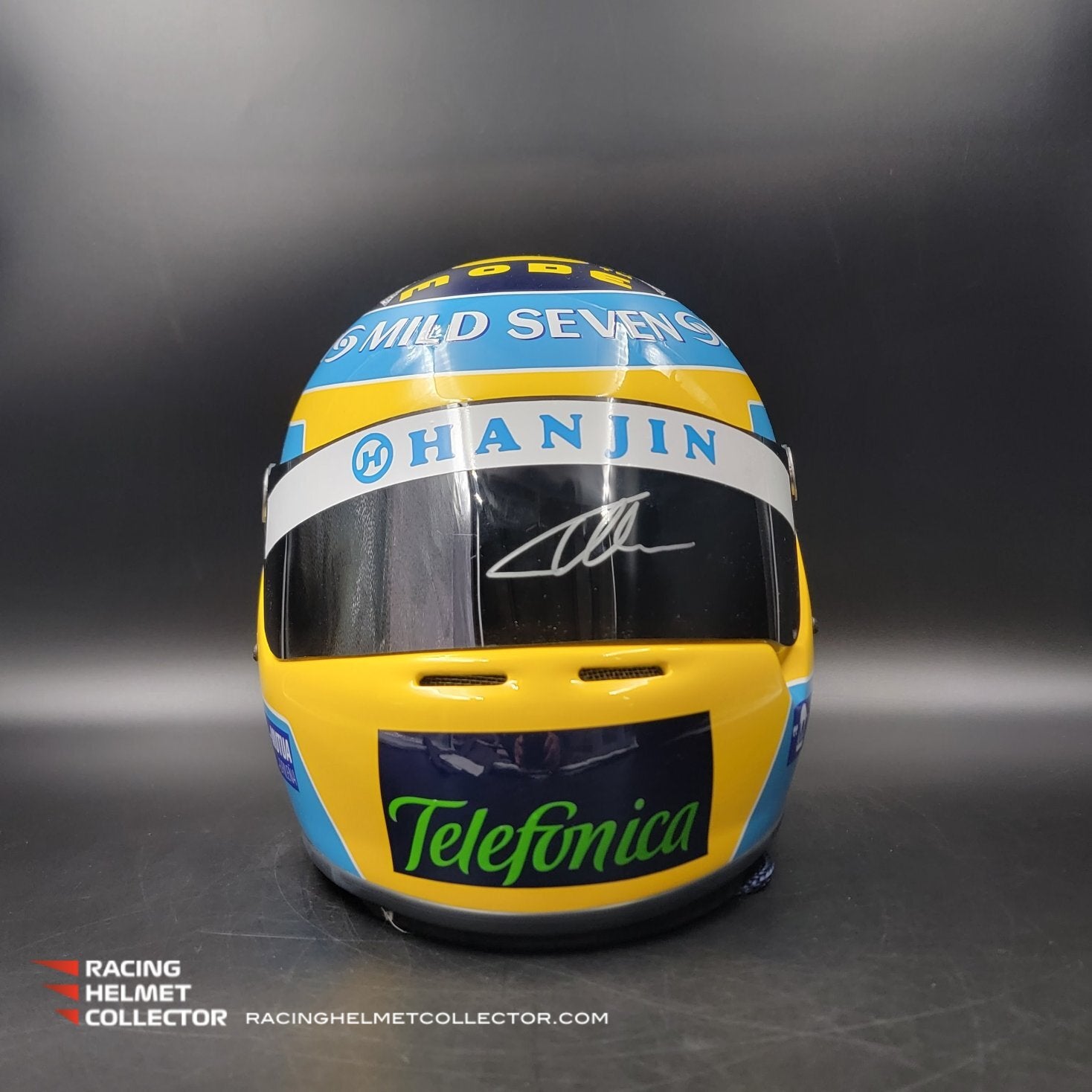 Fernando Alonso Signed Helmet Visor 2006 Tribute Autographed