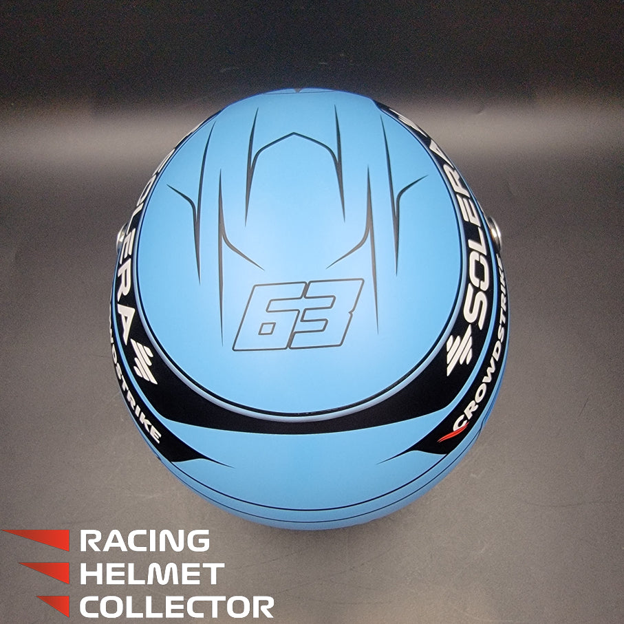 George Russell Signed Helmet 2024 Tribute Full Scale 1:1 AS-03051