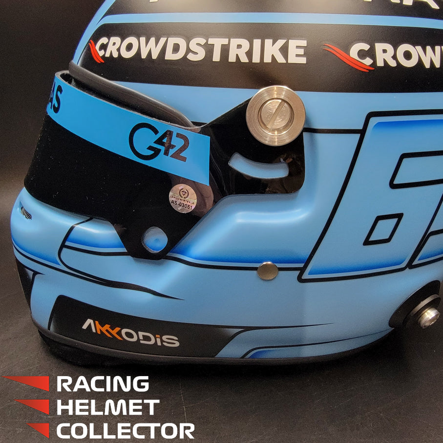George Russell Signed Helmet 2024 Tribute Full Scale 1:1 AS-03051-SOLD ...