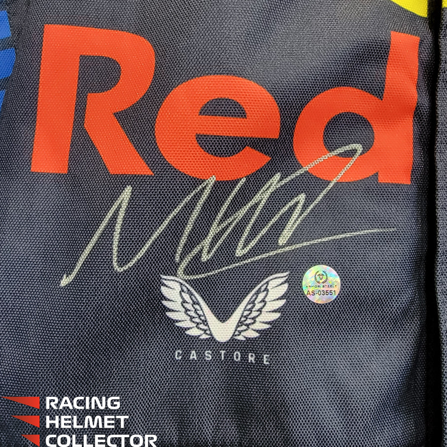 Max Verstappen Signed Suit Racing F1 Team NAVY BLUE Promo