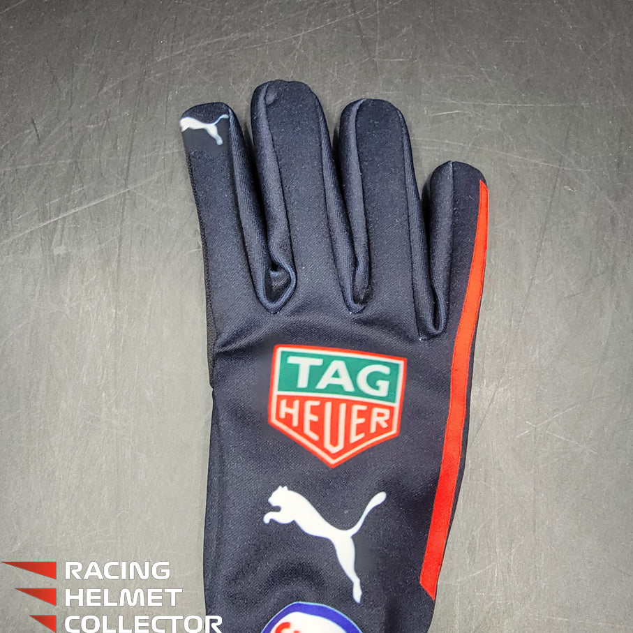 max verstappen handschuhe Max Verstappen Signed Glove Right Single DARK BLUE Tribute AS-03614 – Racing Helmet Collector
