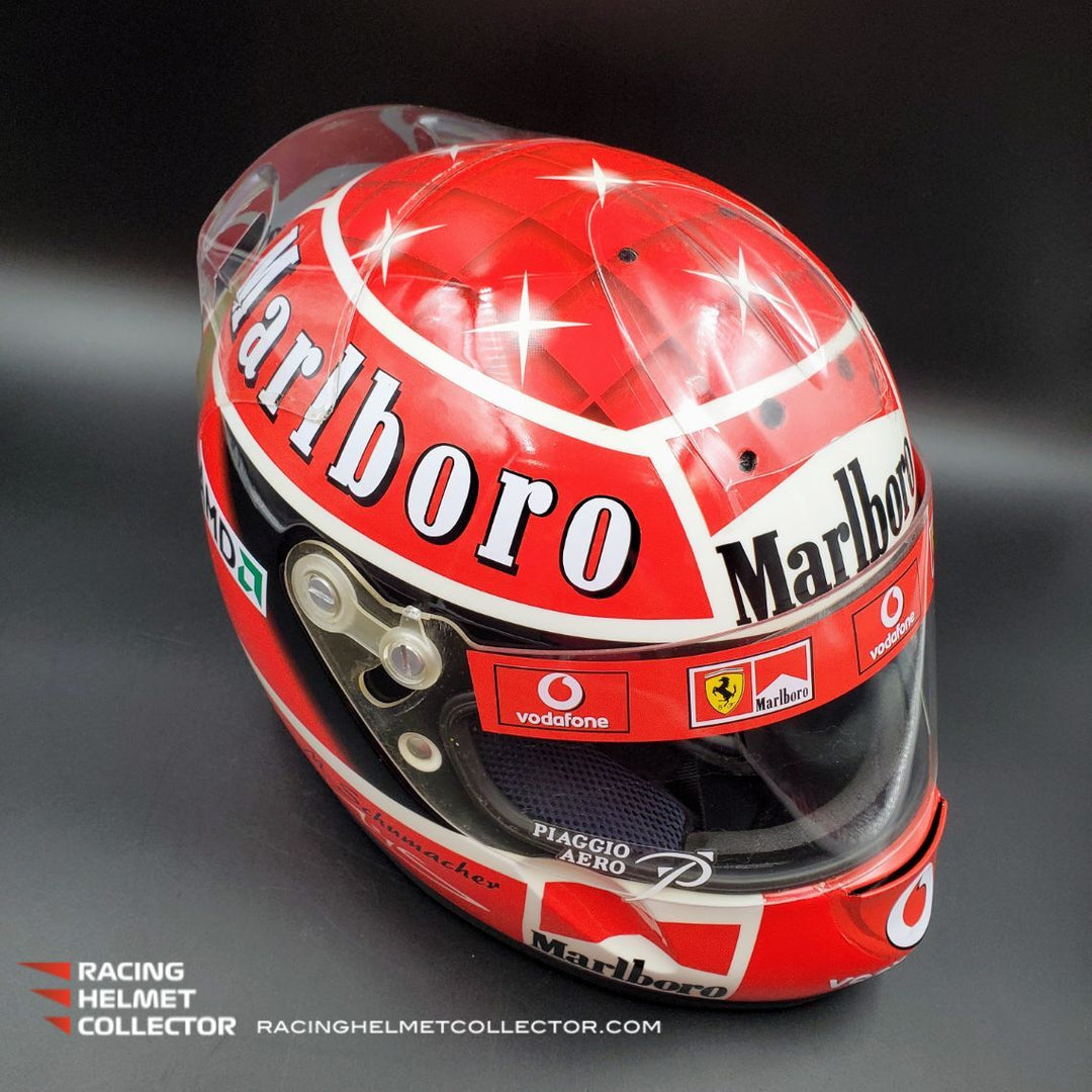 Michael Schumacher Direct Signed Helmet 2004 Ferrari SCHUBERTH Officia – Racing Helmet Collector