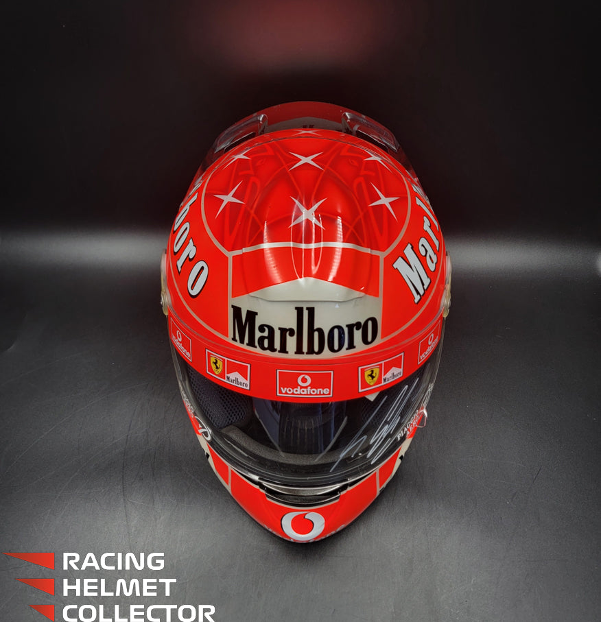 shoei helmet 2004 Michael Schumacher Signed Helmet 2004 DIRECT Crown Autograph Ferrari T – Racing Helmet Collector
