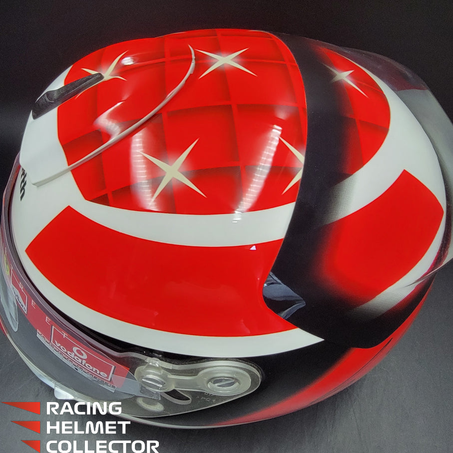 Michael Schumacher Signed Helmet 2004 DIRECT Crown Autograph Team Ferr ...