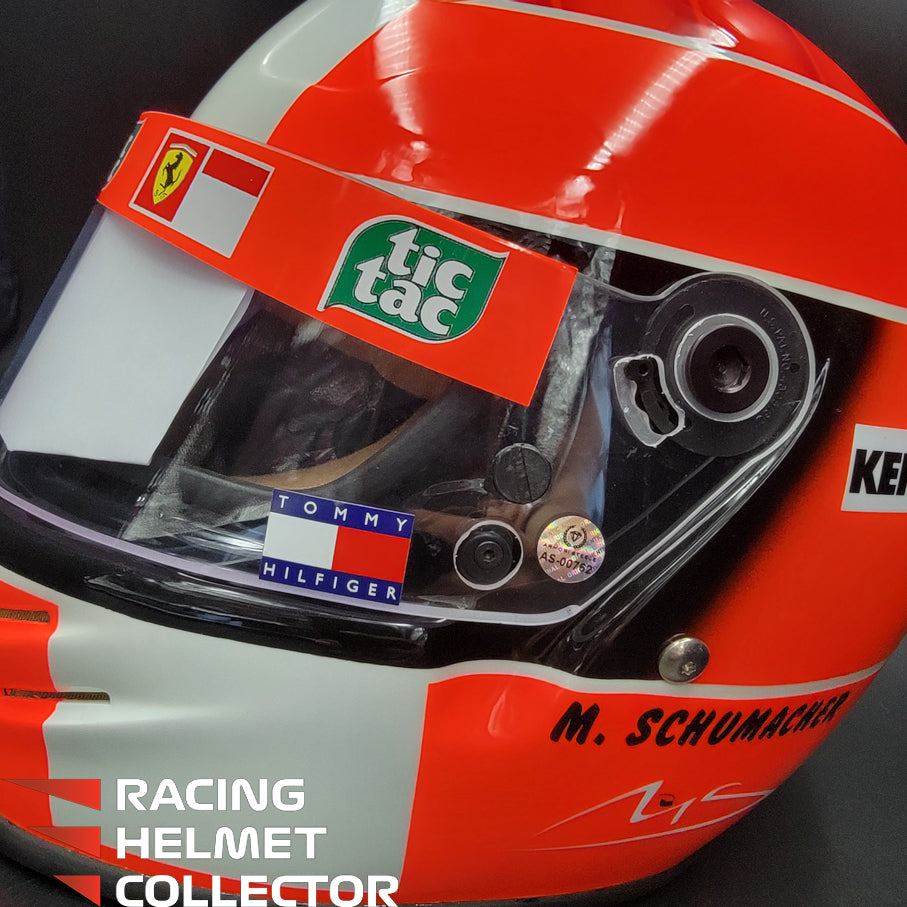 Michael Schumacher Signed Helmet Visor 2000 USGP Version BELL Limited ...