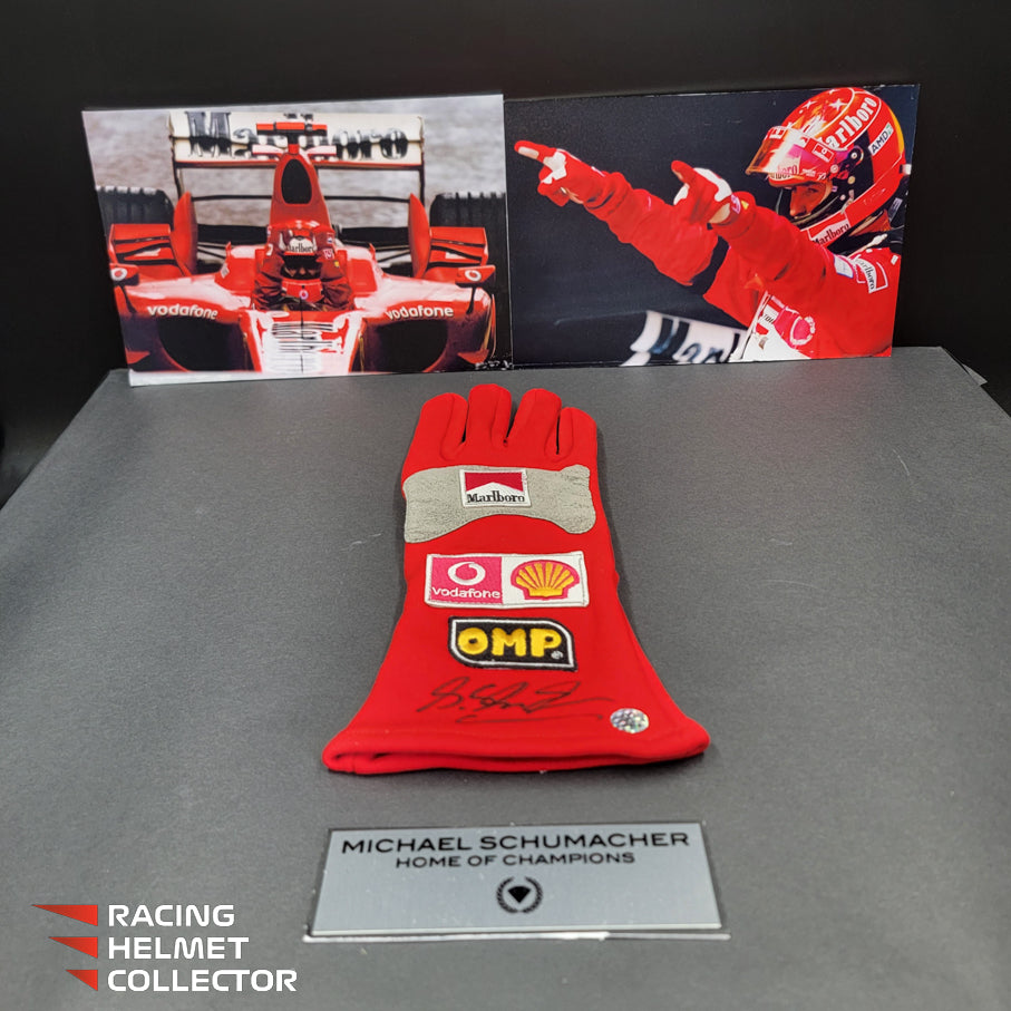 Michael Schumacher Signed Replica Glove (dark) AS-00416 – Racing