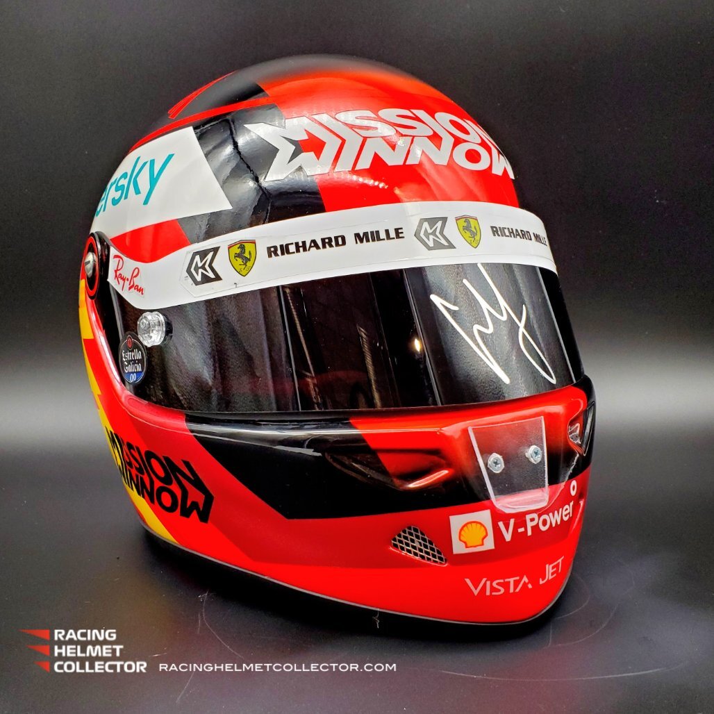 スポーツ選手 C.Sainz 2022 Ferrari F1 Used Visor Auto C.Sainz 2022 Ferrari F1 Used Visor Auto