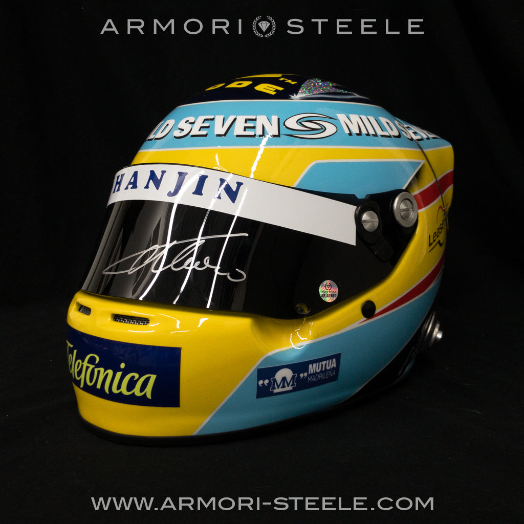 Jenson Button signed 1/2 scale helmet