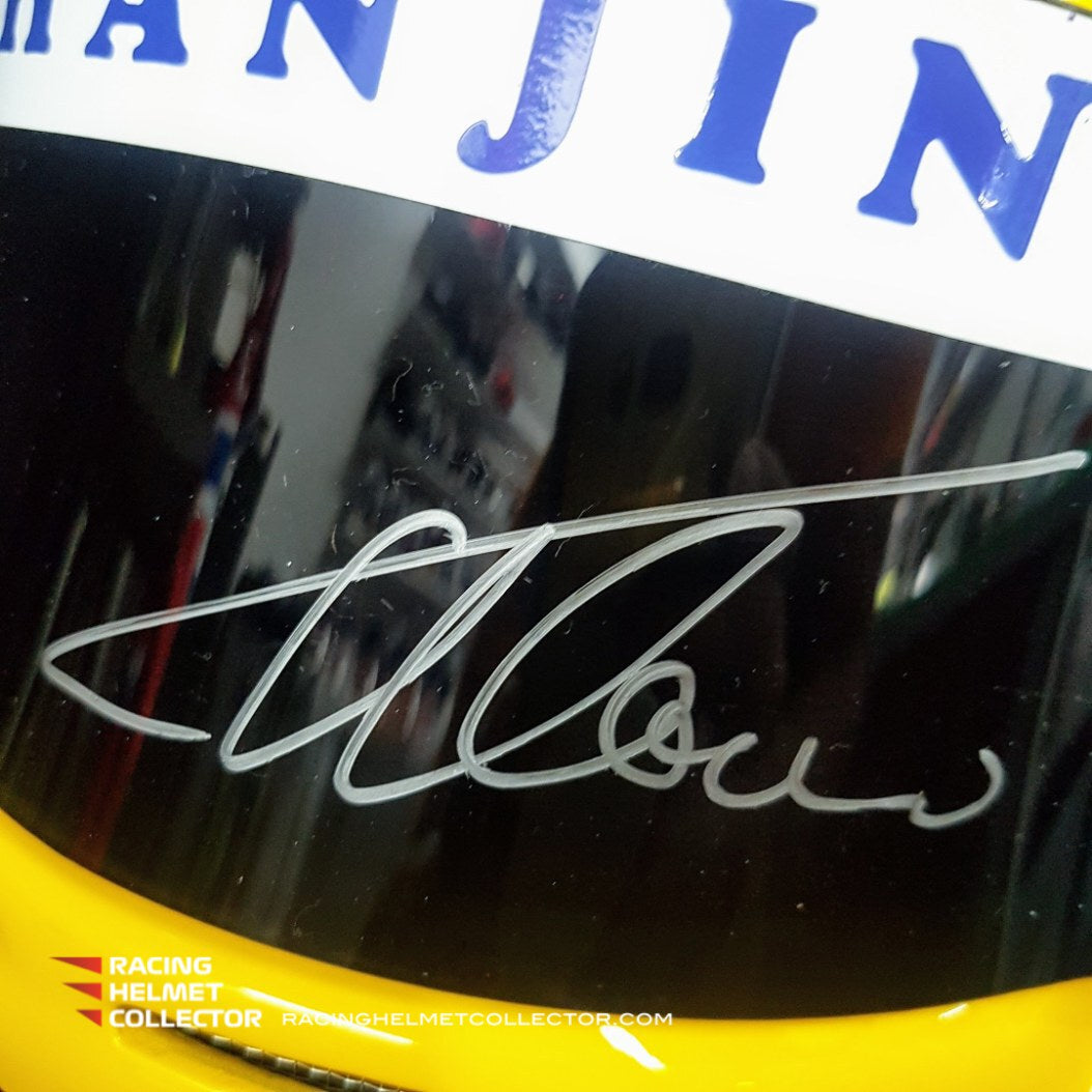 Fernando Alonso Signed Helmet Visor 2006 Autographed Display