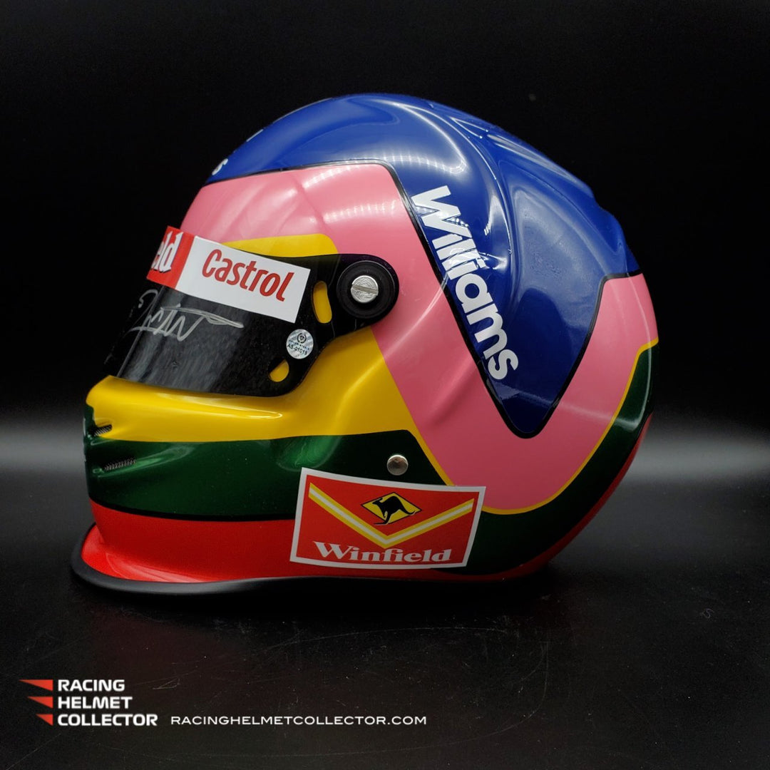 Jacques Villeneuve Signed Helmet Visor 1998 Tribute Autographed Full S –  Racing Helmet Collector