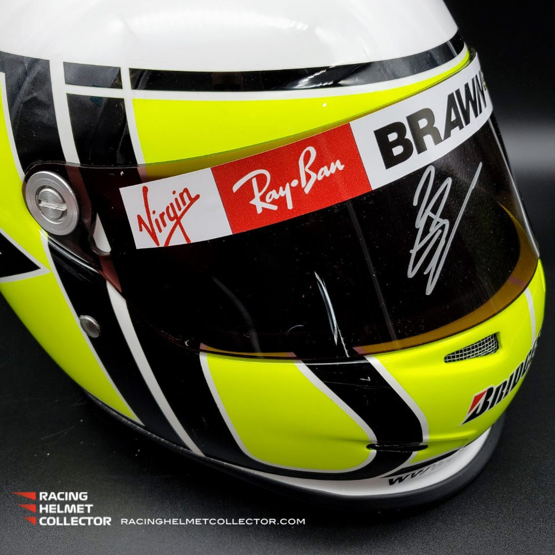 SPORTS Mini Line 1:2 Arai Helmet - Jenson Button Japanese