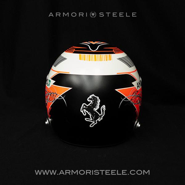 KIMI RAIKKONEN 2007 SIGNED HELMET VISOR TRIBUTE 1:1 FULL