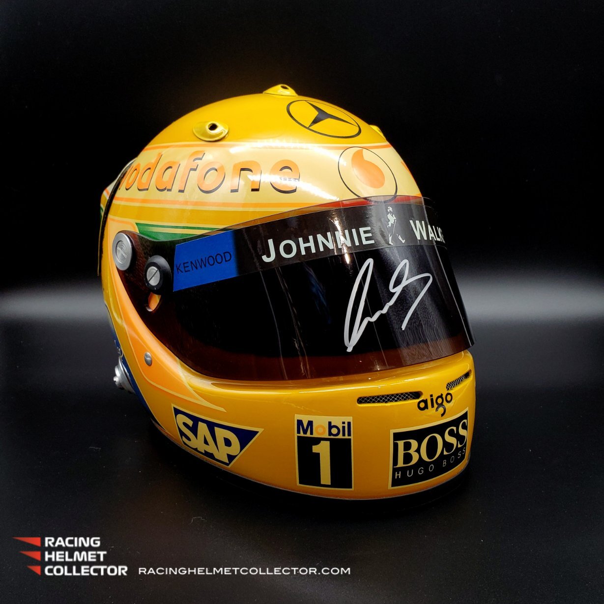 arai helmet f1 Sebastian Vettel Signed Visor 2022 Autographed Official Pa ARMORI STEELE Insert (Hans anchors not included) Helmet paint 331 ARAI CK-6K