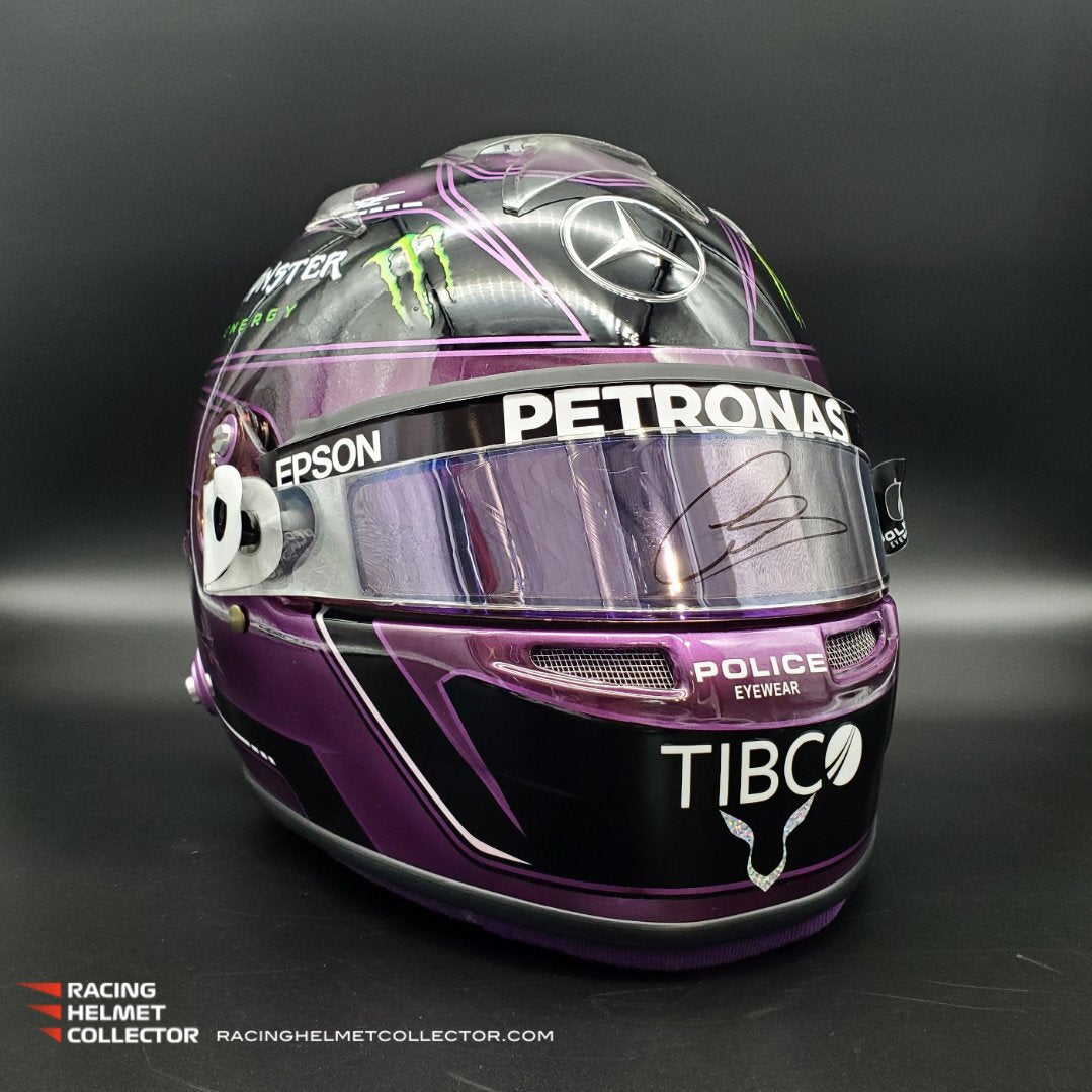 Lewis Hamilton Signed Helmet Race Worn Race Used Visor 2021