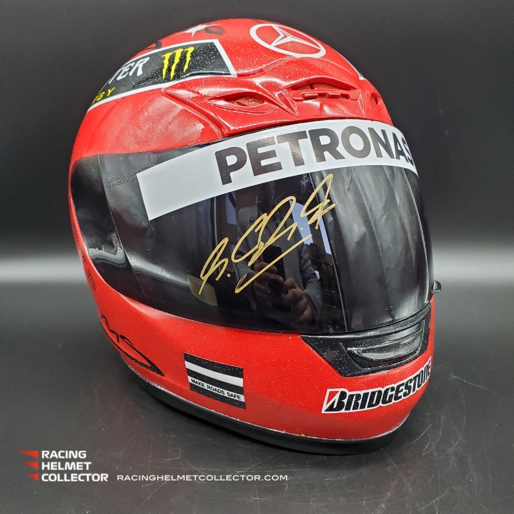 Michael Schumacher Signed Helmet 2011 Autographed Display F1 Helmet 1: –  Racing Helmet Collector | Signed F1 Memorabilia