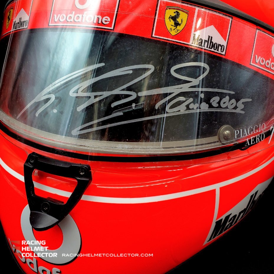 Michael Schumacher Signed Helmet Race Worn Used Visor 2005 