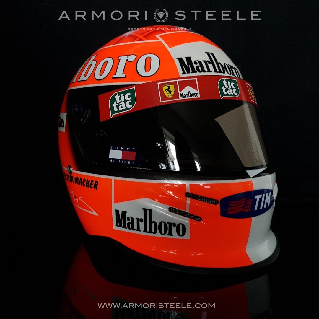 MICHAEL SCHUMACHER 1999-2000 SIGNED HELMET AUTOGRAPHED TRACK WORN VISO – Racing Helmet Collector MICHAEL SCHUMACHER 1999-2000 SIGNED HELMET AUTOGRAPHED TRACK WORN VISO – Racing Helmet Collector