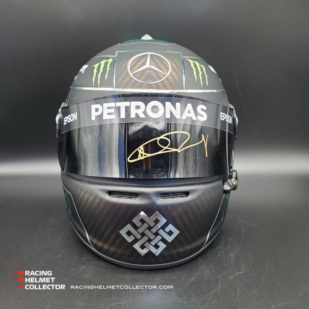 NICO ROSBERG 2016 SIGNED HELMET VISOR TRIBUTE 1:1 FULL SCALE