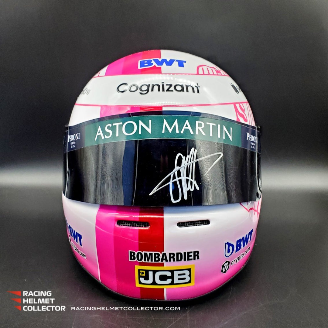 Sebastian Vettel Signed Helmet Visor 2021 Autographed