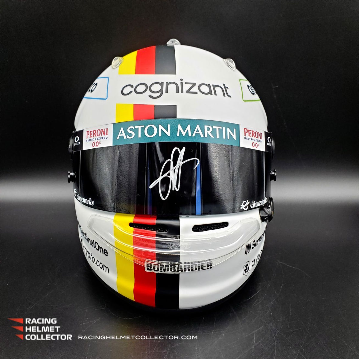 Visière Arai Utilisée En Course - Marcus Ericsson - Signée - F3 Nippon 2009 TOM'S