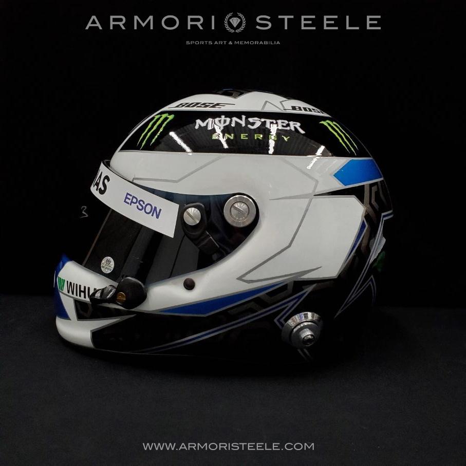 VALTTERI BOTTAS 2018 SIGNED AUTOGRAPHED F1 HELMET DISPLAY