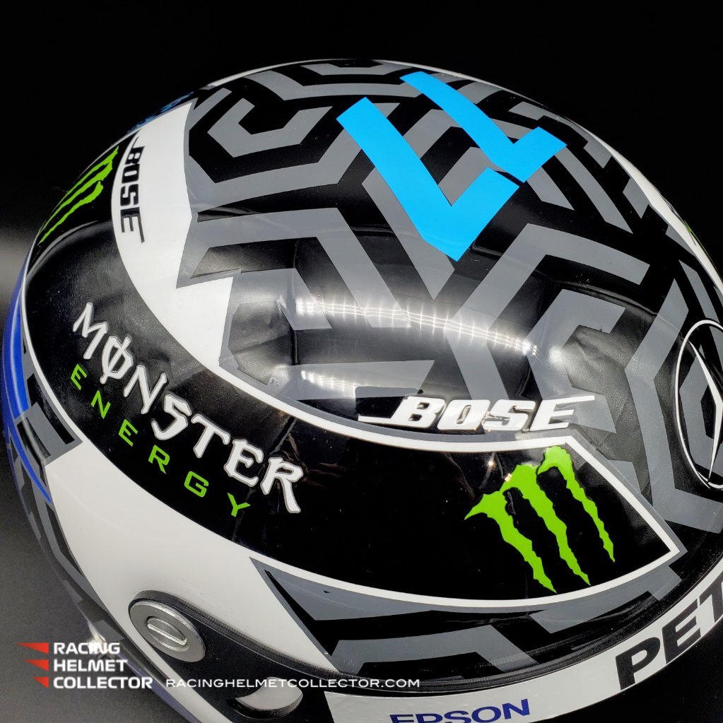 Valtteri Bottas Signed Helmet Visor 2018 Display Autographed